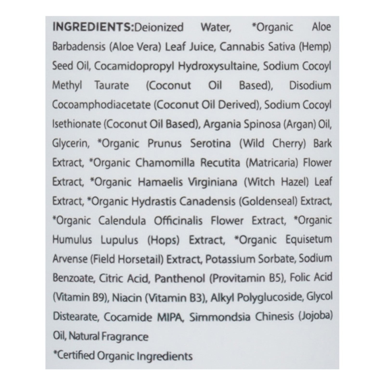 Mill Creek - Shampoo Hemp - 1 Each - 14 Fz - Image 2