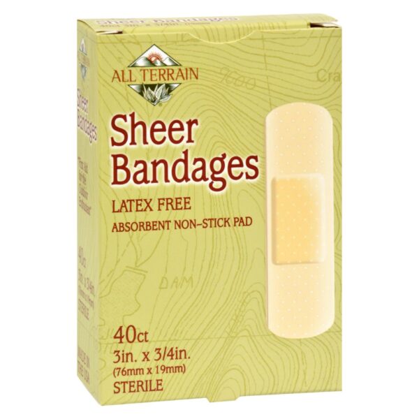 All Terrain - Bandages - Sheer - 3/4 In X 3 In - 40 Ct - Image 2