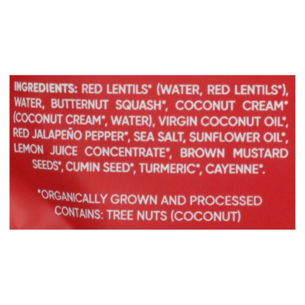 Maya Kaimal - Organic Everyday Dal - Red Lentil Butternut Squash Coconut - Cs Of 6 -10 Oz - Image 2