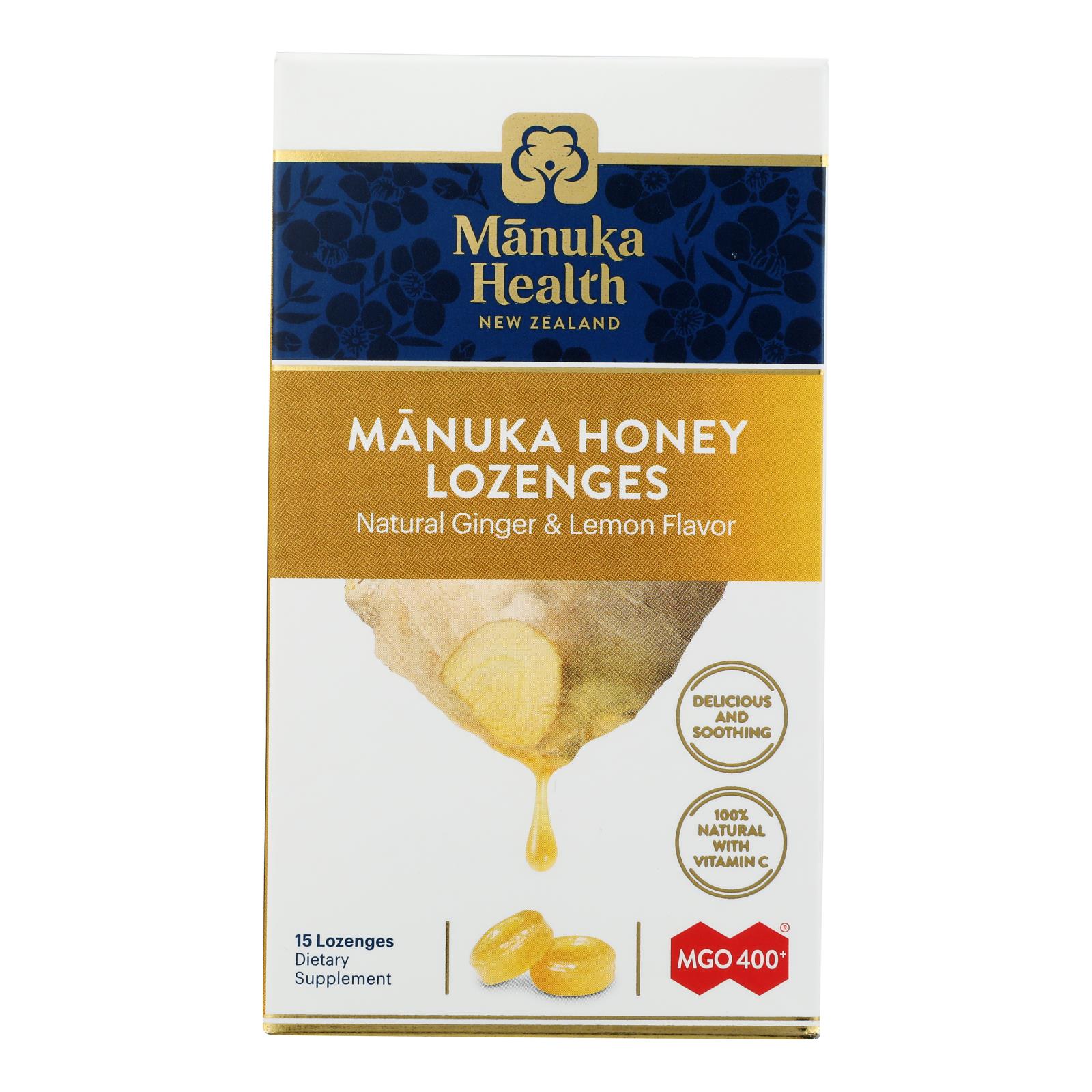 Manuka Health - Loz Honey Mgo 400+lem Ginger - 1 Each 1-15 Ct - Image 2