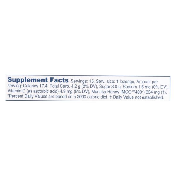 Manuka Health - Loz Honey Mgo 400+lem Ginger - 1 Each 1-15 Ct - Image 3