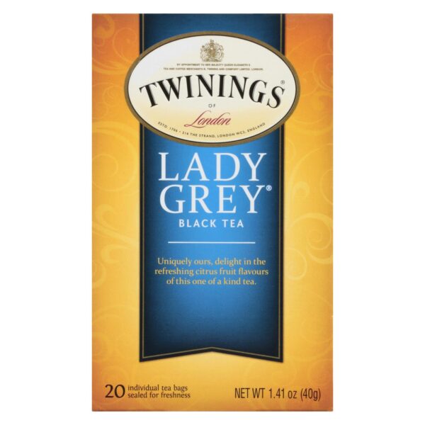 Twinings Tea Black Tea - Lady Grey - Case Of 6 - 20 Bags - Image 2