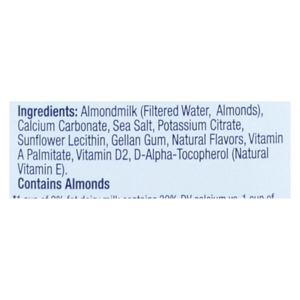Almond Breeze - Almond Milk - Unsweetened Original - Case Of 12 - 32 Fl Oz. - Image 2