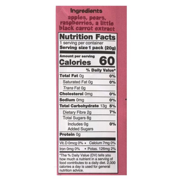 Bear Real Fruit Yoyo Snack - Raspberry - Case Of 6 - 3.5 Oz. - Image 2