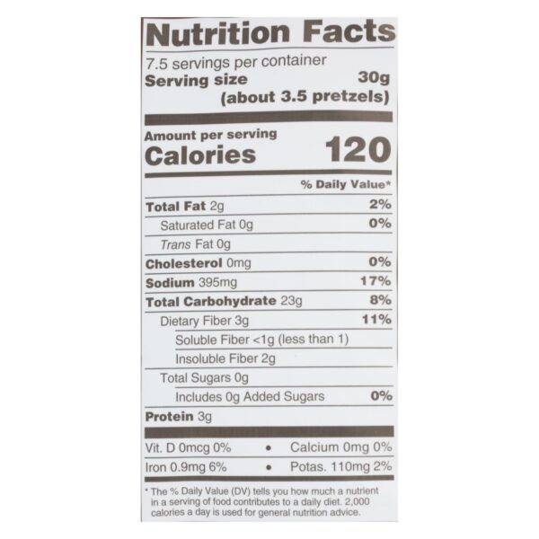 Unique Pretzels - Sprouted Grain Pretzels - Case Of 12 - 8 Oz. - Image 2