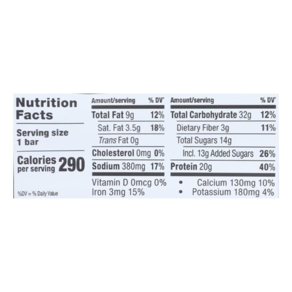 Probar Peanut Butter Chocolate Core Bar - Case Of 12 - 2.46 Oz - Image 2