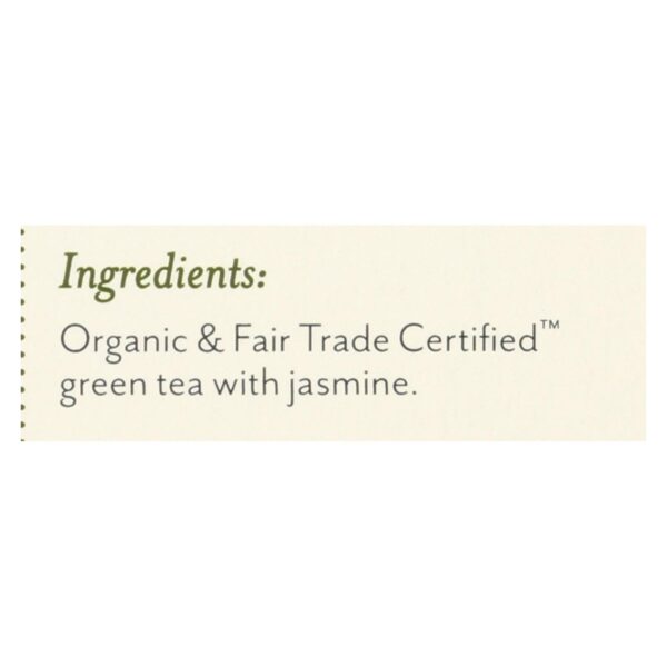 Rishi Organic Green Tea - Jasmine - Case Of 6 - 15 Bags - Image 2