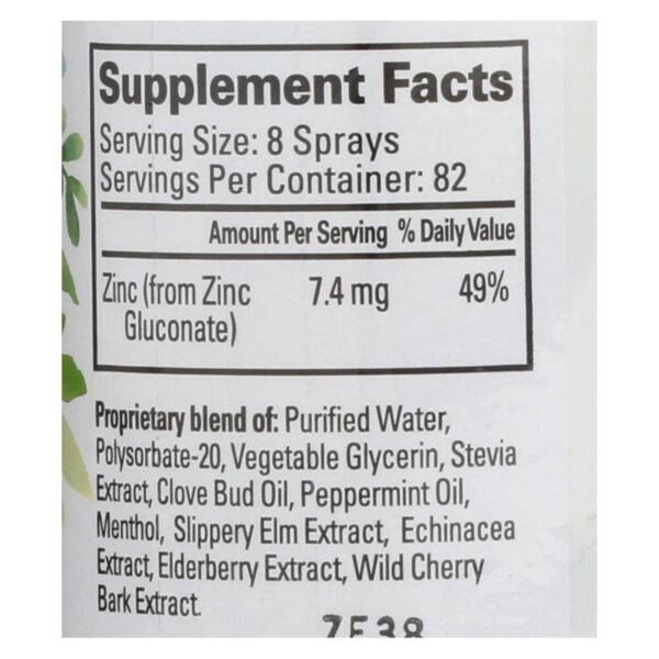Quantum Therazinc Spray Peppermint Clove - 4 Fl Oz - Image 2