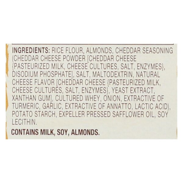 Blue Diamond - Nut Thins - Cheddar Cheese - Case Of 12 - 4.25 Oz. - Image 2