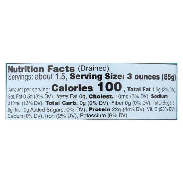 Sustainable Seas - Tuna Albcore Chnk In H2o - Case Of 12 - 5 Oz - Image 2