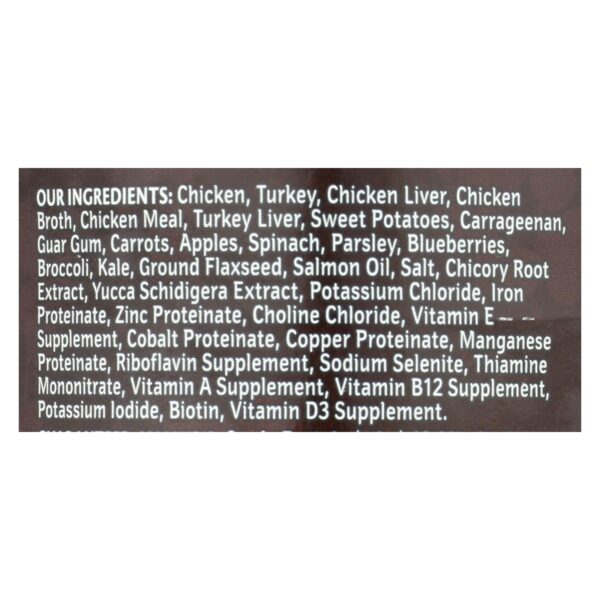 Wellness Pet Products Dog Food - Gain Free - Turkey And Chicken With Liver - Case Of 12 - 12.5 Oz. - Image 2