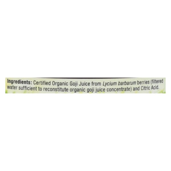 Dynamic Health Organic Certified Goji Berry Gold Juice - 16 Fl Oz - Image 2