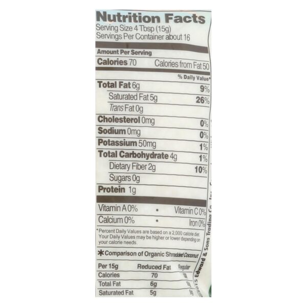 Let's Do Organics Organic Lite Shredded - Coconut - Case Of 12 - 8.8 Oz. - Image 2