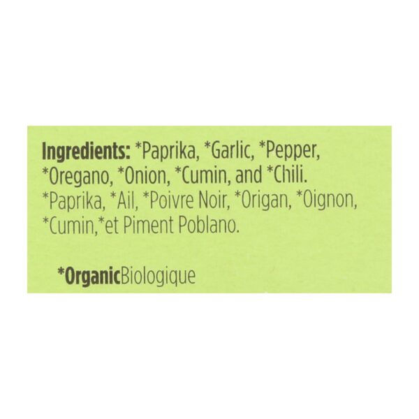 Spicely Organics - Organic Taco Seasoning - Case Of 6 - 0.45 Oz. - Image 2