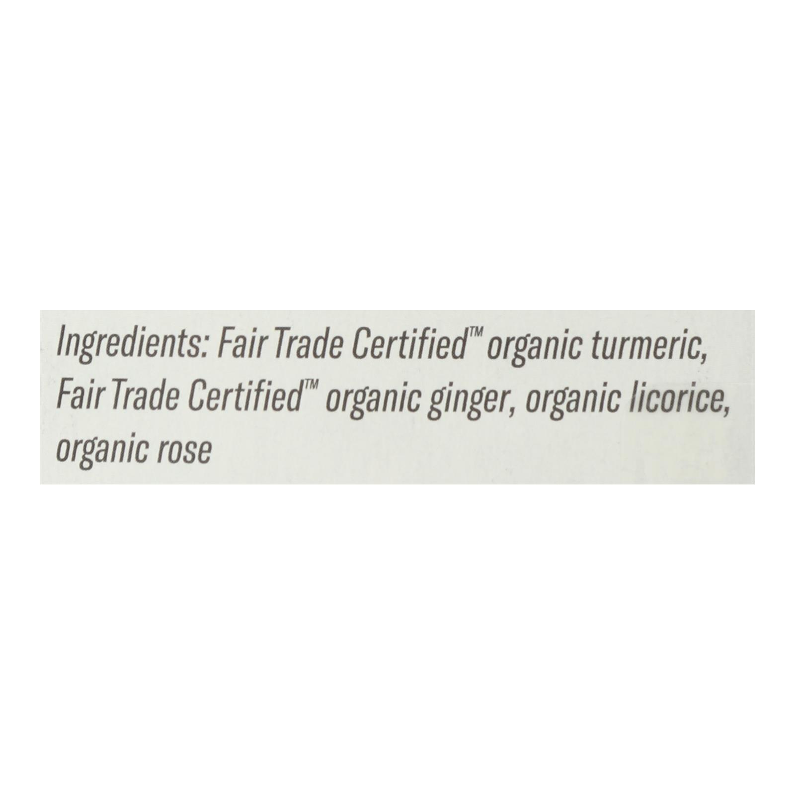 Numi Tea - Tea Organic Turmeric 3 Roots - Case Of 6-15 Bags - Image 2