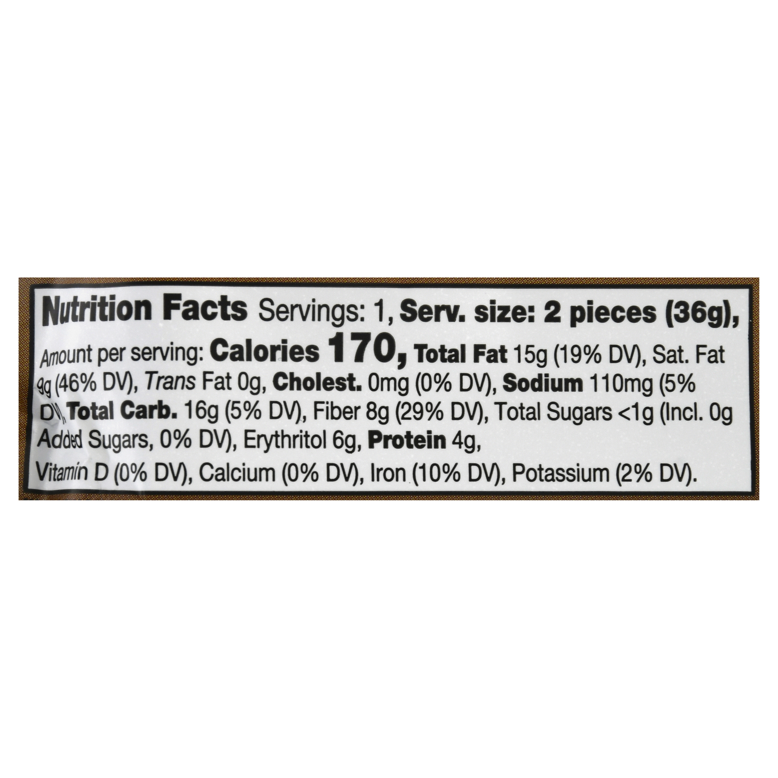 Lilys - Peanut Butter Cup Dark Chocolate 2 Pack - Case Of 12-1.25 Oz - Image 2