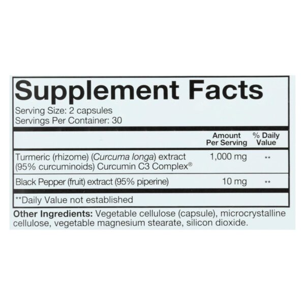 Youtheory - Tumeric Extra Strength - 1 Each - 60 Ct - Image 2