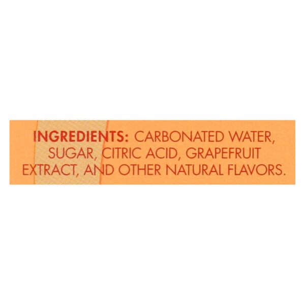 Q Drinks - Sparkling Grapefruit - Case Of 6/4 Packs - 7.5oz Cans - Image 3