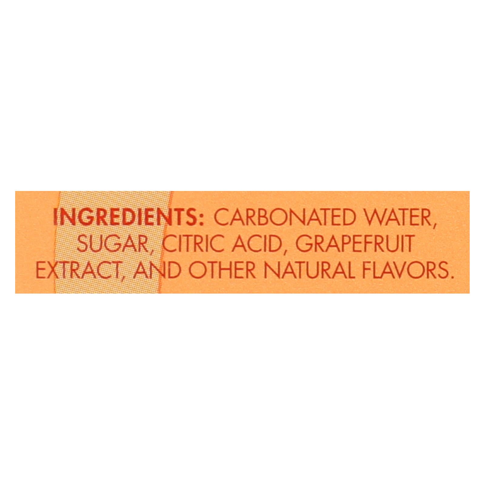 Q Drinks - Sparkling Grapefruit - Case Of 6/4 Packs - 7.5oz Cans - Image 3