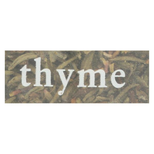Simply Organic Thyme Leaf - Organic - Whole - Fancy Grade - .28 Oz - Case Of 6 - Image 2