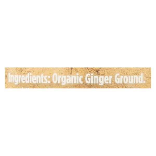 Spicely Organics - Organic Ginger - Ground - Case Of 3 - 1.2 Oz. - Image 2