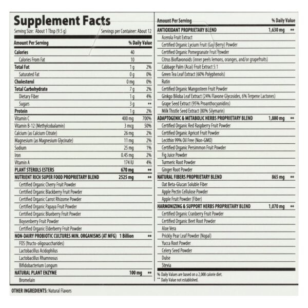 Macrolife Naturals Miracle Reds Antioxidant Super Food - 12 Packets Of .33 Oz - Image 2