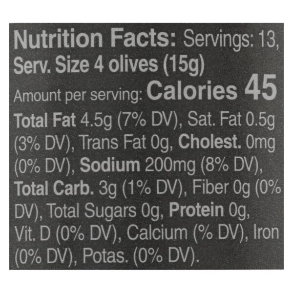 Mina - Olives Black Dry Cured - Case Of 6 - 7 Oz - Image 2