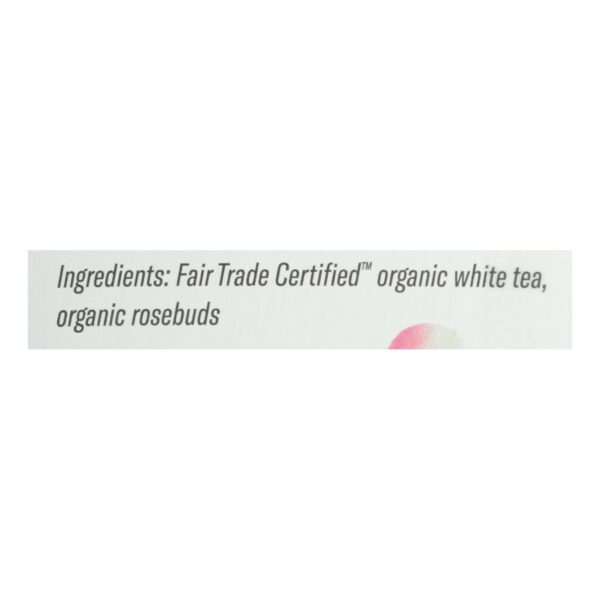 Numi Tea White Tea - White Rose - Case Of 6 - 16 Bags - Image 2