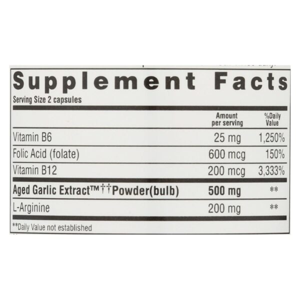 Kyolic - Aged Garlic Extract Total Heart Health Formula 108 - 100 Capsules - Image 2