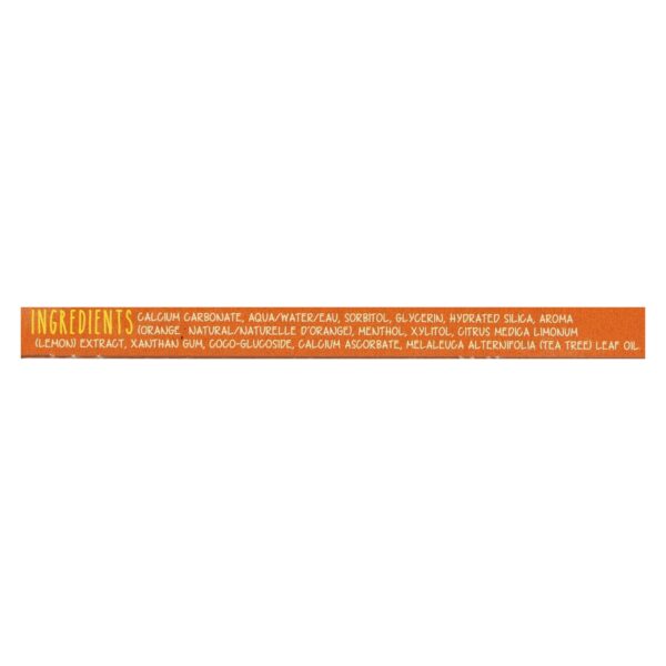 Green Beaverthe Toothpaste - Zesty Orange Toothpaste - Case Of 1 - 2.5 Fl Oz. - Image 2