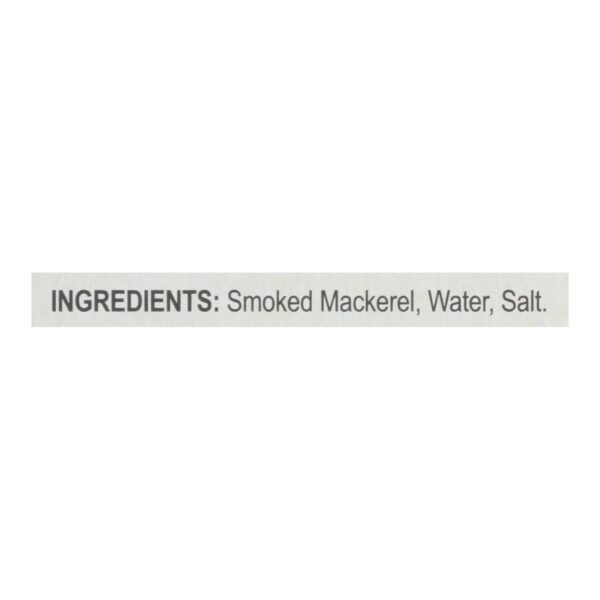 Bar Harbor - Mackerel Fillets Wild Smoked - Case Of 12-6.7 Oz - Image 2