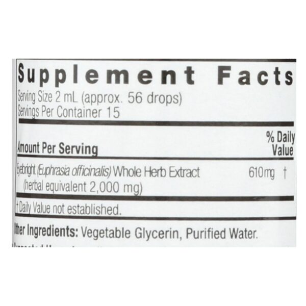 Nature's Answer - Eyebright Herb Alcohol Free - 1 Fl Oz - Image 2