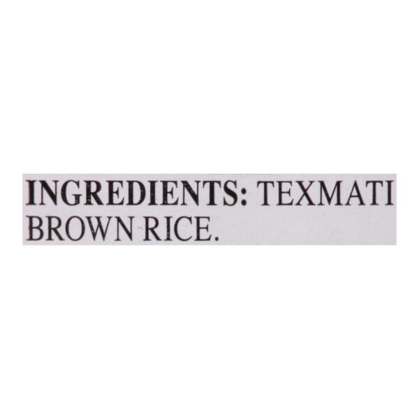Rice Select Texmati Rice - Brown - Case Of 4 - 32 Oz. - Image 2