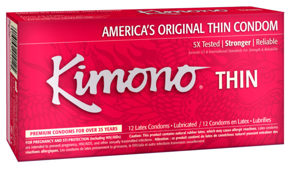 Kimono Lubricated Condom 12 Pk - Image 2