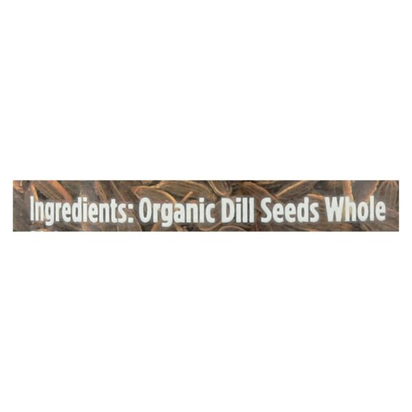 Spicely Organics - Organic Dill Seed - Case Of 3 - 1.1 Oz. - Image 2