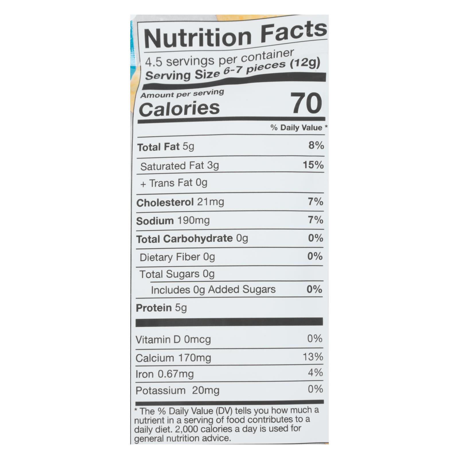 Moon Cheese Gouda Dehydrated Cheese Snack  - Case Of 12 - 2 Oz - Image 2