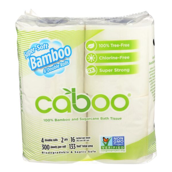 Caboo - Bathroom Tissue - Case Of 10 - Image 2