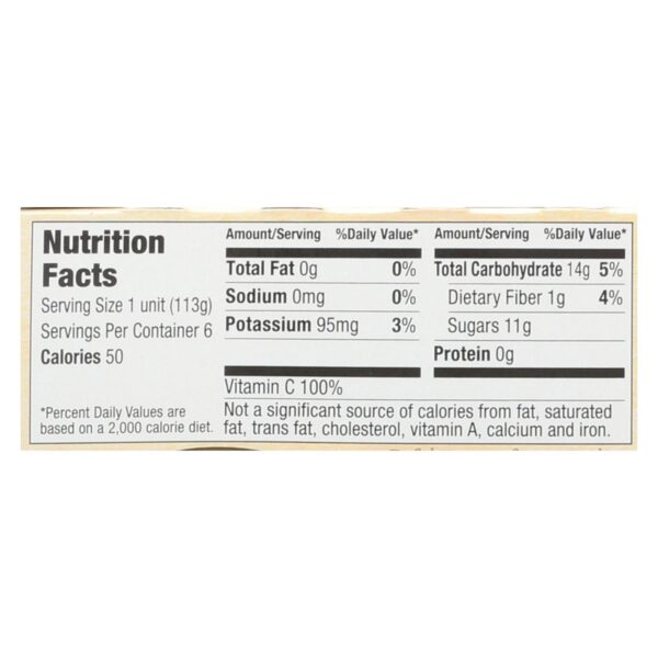 Santa Cruz Organic Apple Sauce - Case Of 12 - 4 Oz. - Image 2