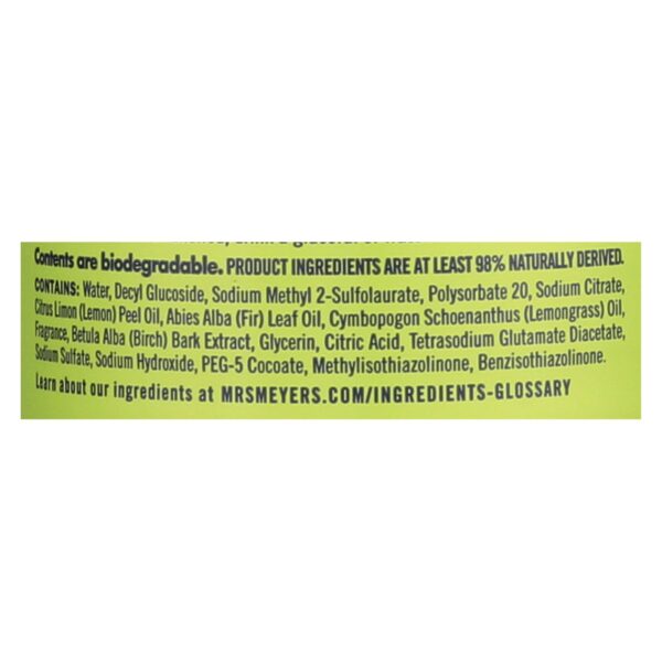 Mrs. Meyer's Clean Day - Multi Surface Concentrate - Lemon Verbena - 32 Fl Oz - Case Of 6 - Image 2
