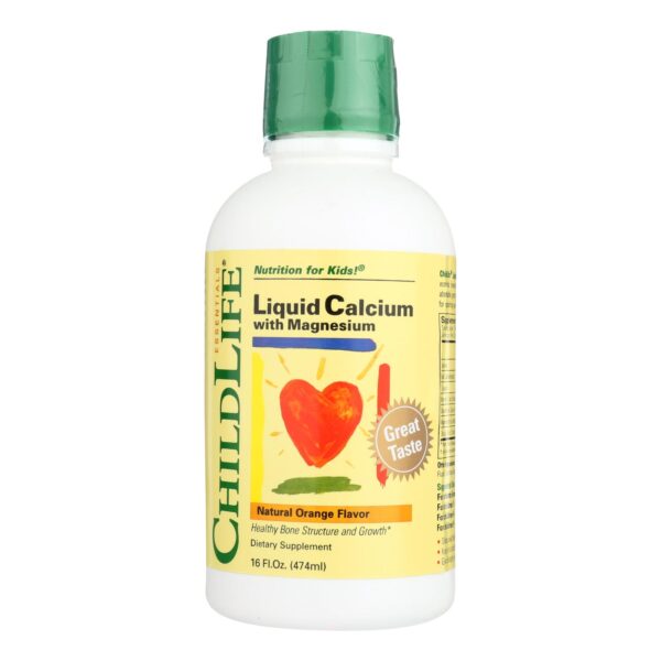 Childlife Liquid Calcium With Magnesium Natural Orange - 16 Fl Oz