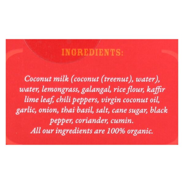 Mike's Organic Curry Love - Organic Curry Simmer Sauce - Red Thai - Case Of 6 - 8.8 Fl Oz. - Image 2