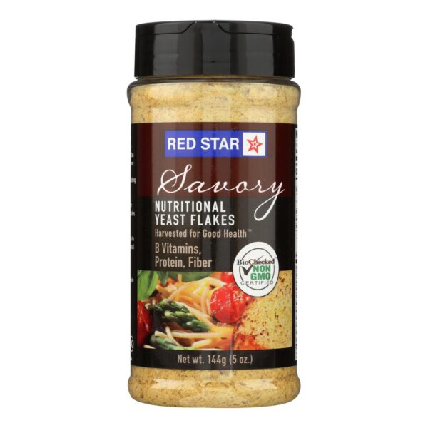 Red Star Nutritional Yeast Vegetarian Support Formula - Yeast Flakes - Mini - Case Of 6 - 5 Oz. - Image 2