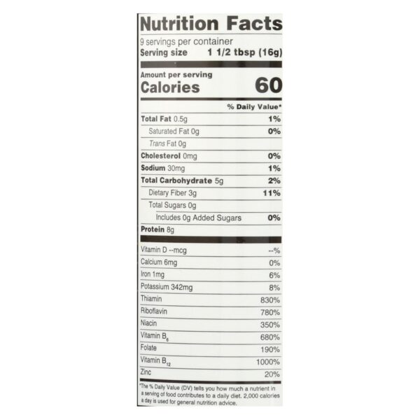 Red Star Nutritional Yeast Vegetarian Support Formula - Yeast Flakes - Mini - Case Of 6 - 5 Oz. - Image 3