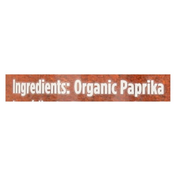 Spicely Organics - Organic Paprika - Case Of 3 - 1.7 Oz. - Image 2