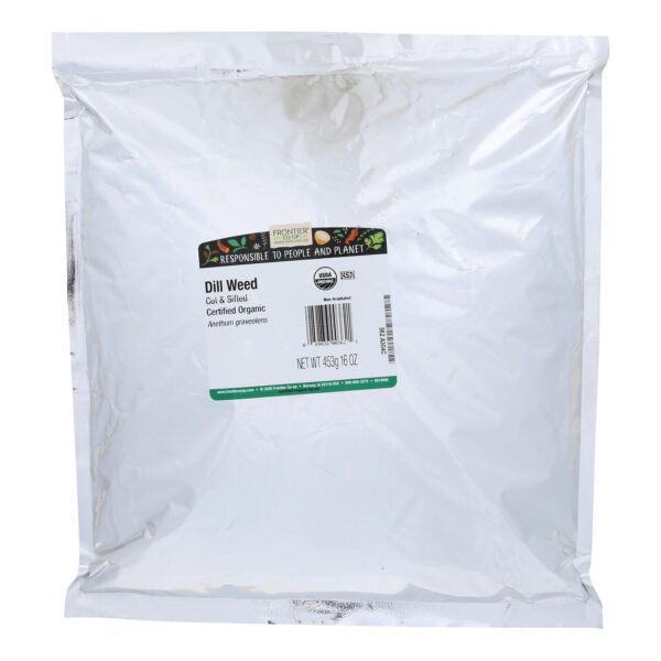 Frontier Herb Dill Weed Organic Cut And Sifted - Single Bulk Item - 1lb - Image 2