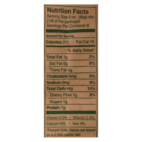Montebello Organic Pasta - Farfalle - Case Of 12 - 1 Lb. - Image 2