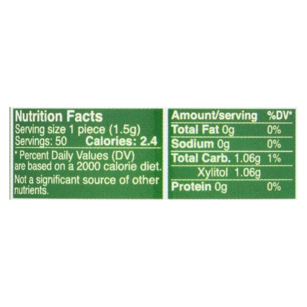 Epic Dental - Xylitol Gum - Spearmint - 50 Count - Image 2
