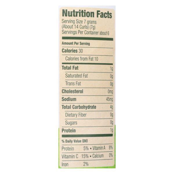 Sprout Organic Broccoli Curlz Baked Toddler Snacks  - Case Of 6 - 1.48 Oz - Image 2