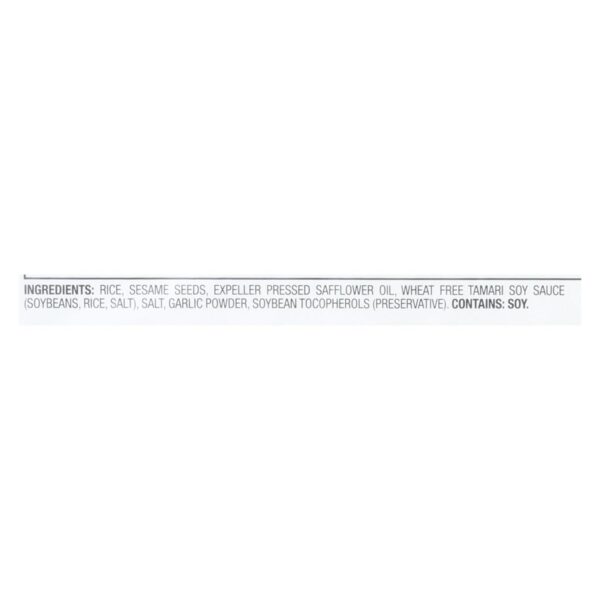 Sesmark Foods Savory Rice Thins - Original - Case Of 12 - 3.2 Oz. - Image 2