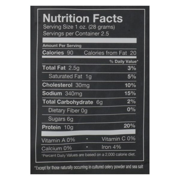 Chef's Cut Real Steak Jerkey - Chipotle Cracked Pepper - Case Of 8 - Image 2